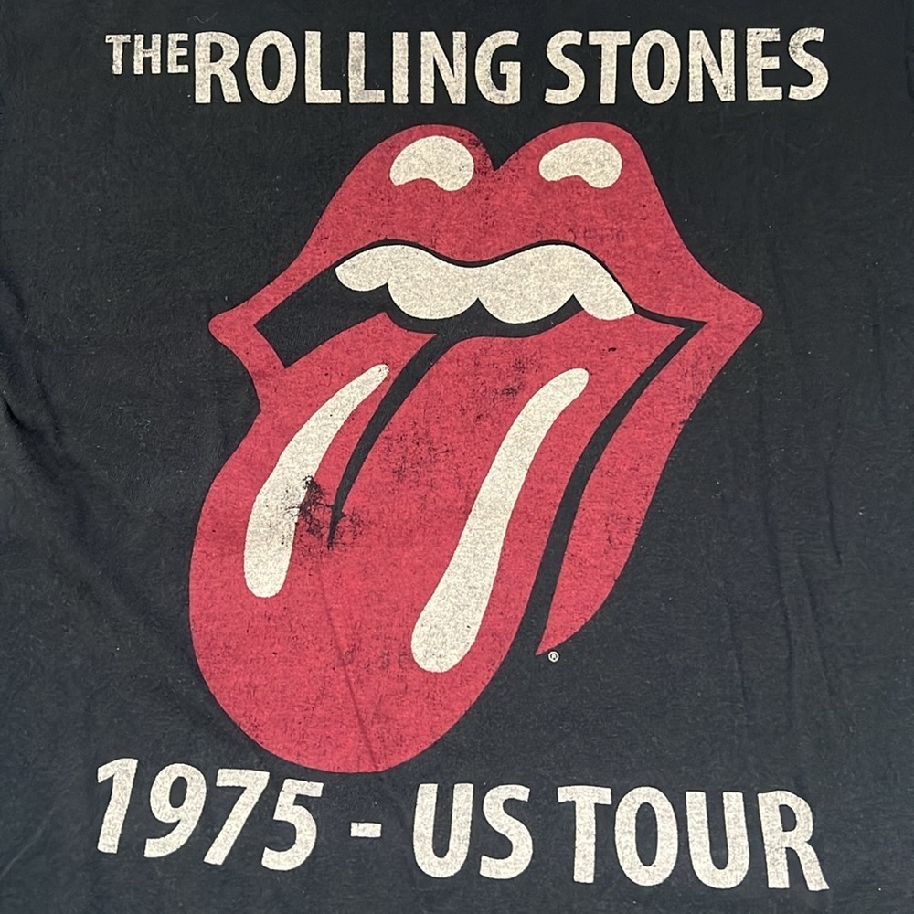 Rolling Stones Graphic TShirt Black Size Small